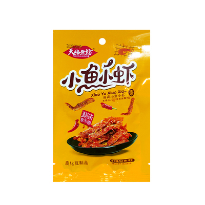 天峰豆坊小鱼小虾90童年袋装零食怀旧豆制品素食真空便宜小吃辣条