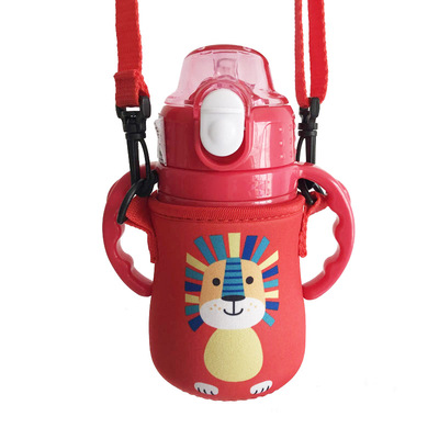 通用斜挎儿童防摔水壶杯套240ml