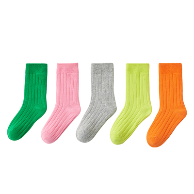 「100%棉」亲子春秋厚度全棉袜