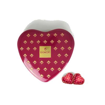 Domori 意大利原装进口爱心礼罐情人节克里奥罗黑巧克力吉安杜佳