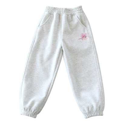 春秋女童洋气卫裤束脚运动裤