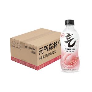 元气森林白桃味气泡水280ml*24瓶