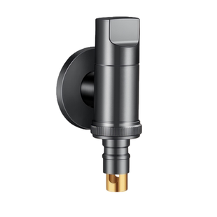 铜洗衣机水龙头家用单龙头自动止水阀专用四分4分接头角阀螺纹