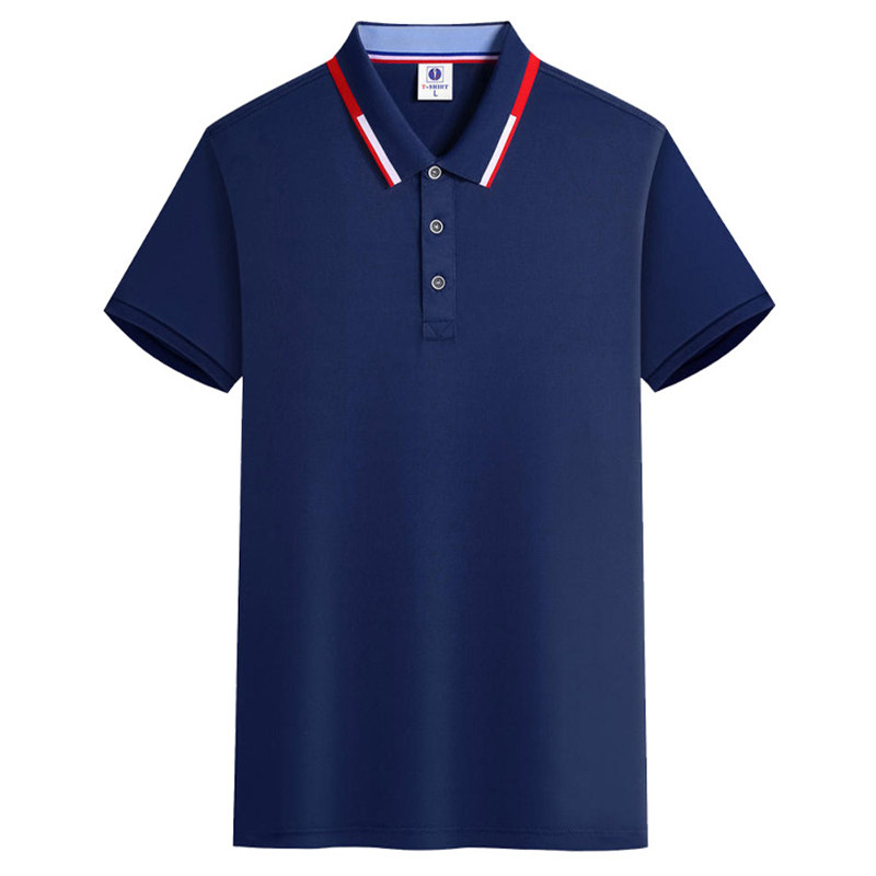 厂服订做夏季工作服T恤工装定制短袖速干广告衫车间工衣印字LOGO