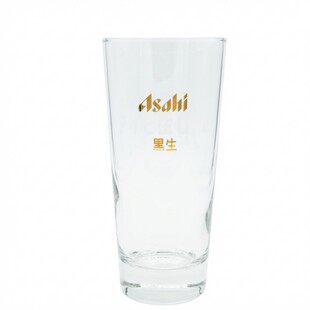 朝日黑啤酒杯印花高档玻璃杯子精酿酒杯个性杯子金色配黑啤酒奢华