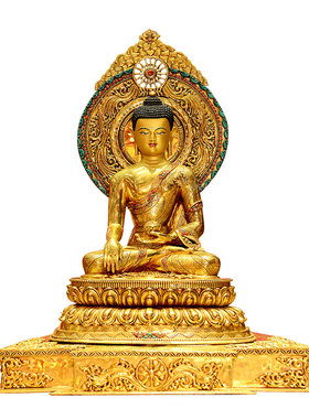 手工制作释迦牟尼铜像