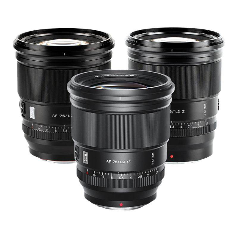 唯卓仕27mm/75mm F1.2Pro大光圈自动镜头适用于X/E/Z卡口微单相机