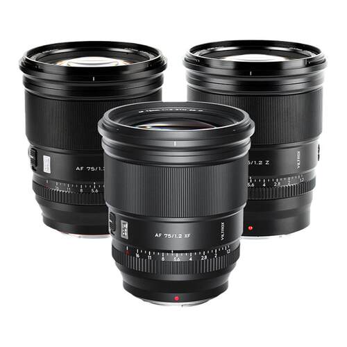 唯卓仕27mm/75mm F1.2Pro大光圈自动镜头适用于X/E/Z卡口微单相机