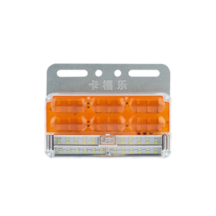 大货车边灯24v新款超亮防水转向灯半挂车led倒车灯强光照地示宽灯