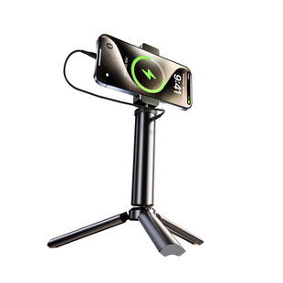 充电手柄手持支架云台摄像配件GOPRO手机直播专用延长金属充电宝移动电源户外自拍杆运动相机适用大疆Action