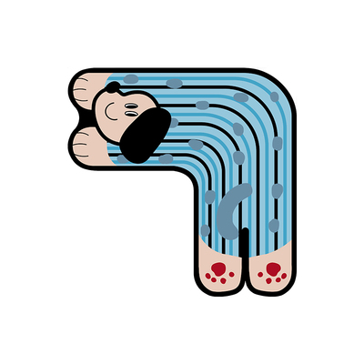 硅藻泥吸水速干L型浴室地垫防滑