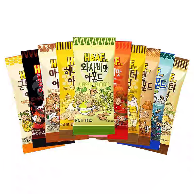 韩国进口蜂蜜35G*4袋网红坚果