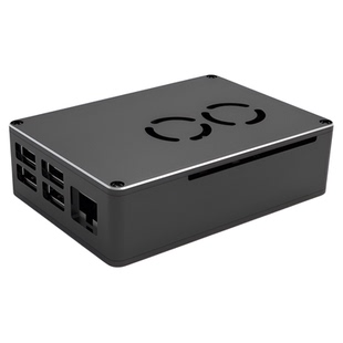 树莓派4b散热铝合金外壳带风扇Raspberry Pi 4开发板保护盒子配件