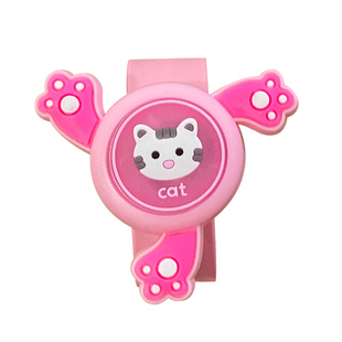 旋转陀螺驱蚊手环啪啪圈拍拍发光儿童宝宝手表大人幼儿园毕业礼物