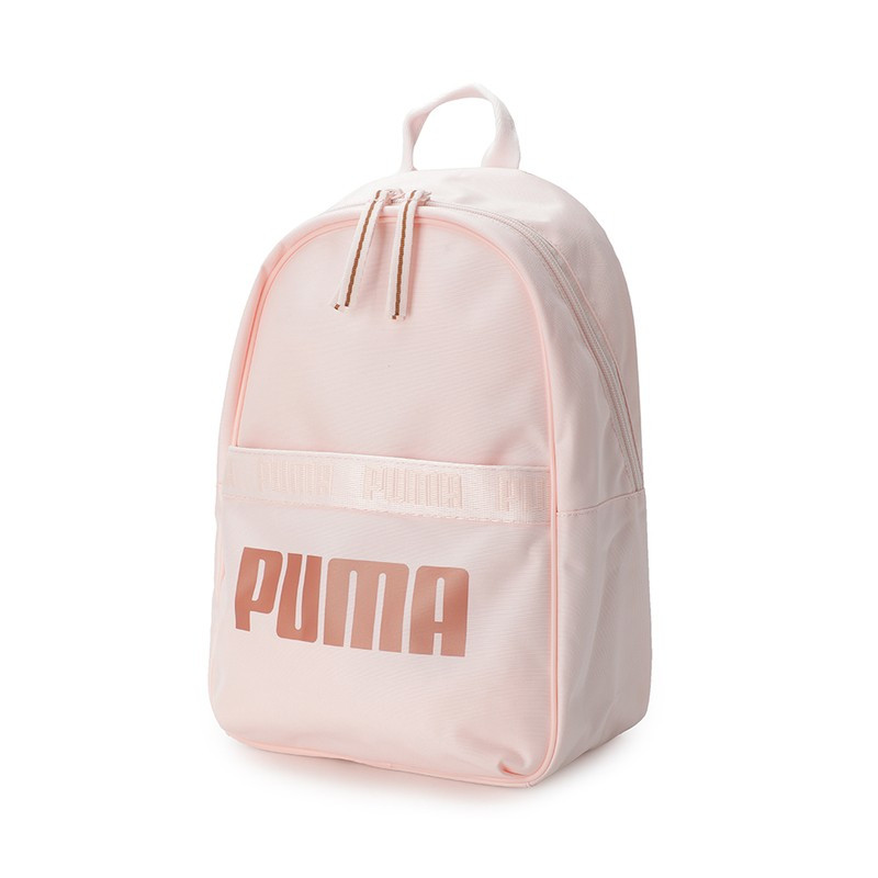 PUMA彪马双肩包男女包新款粉色休闲小包运动书包背包077139 01 02