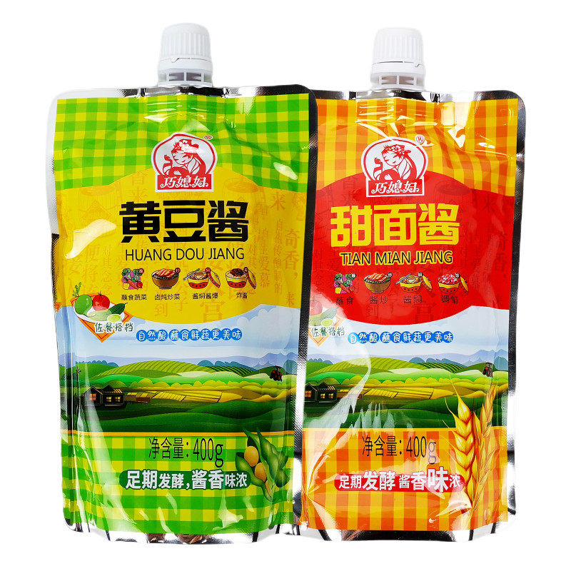 巧媳妇黄豆酱甜面酱蘸食蔬菜烤鸭
