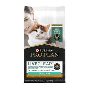 冠能LiveClear畅抚进口幼猫专用猫粮奶糕增肥抗过敏原1.45kg