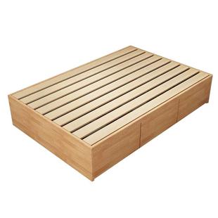 无床头床排骨架床架带抽屉现代简约地台床榻榻米床储物收纳床箱子