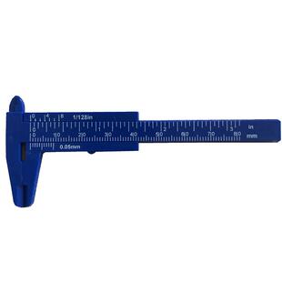 尺子双刻度塑料测纽扣直径卡尺配饰测长度学生迷你尺扣子测量工具