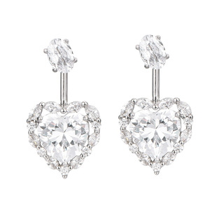 Sei Carina Y“YOLO”爱心耳环简约时尚高级耳饰女气质百搭耳钉