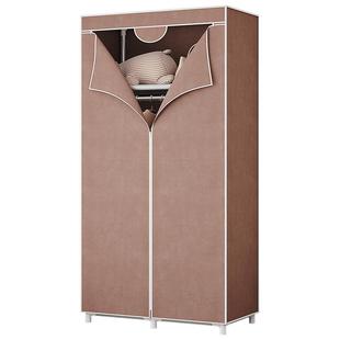 索尔诺简易衣柜家用卧室布衣柜出租房宿舍钢管收纳柜衣橱柜架子