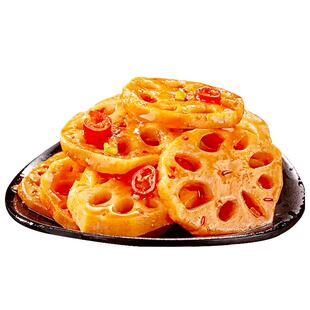 卤门家族520g藕片零食劲辣黑鸭香辣味脆藕片开袋即食网红休闲食品