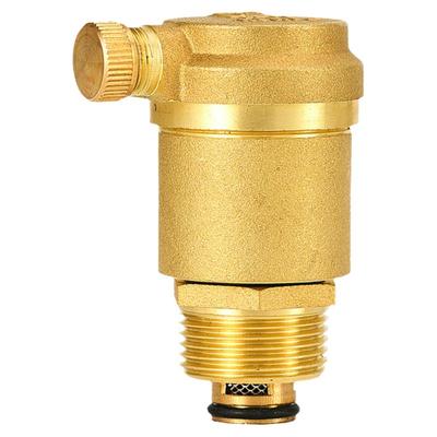 全铜自动排气阀太阳能热水器暖气