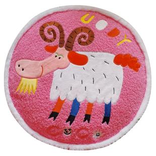 牛牛坐墩家用矮凳飘窗垫可爱卡通加厚防滑小朋友礼物客厅小沙发