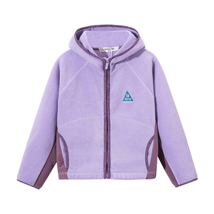 半度闲女童外套2025新款摇粒绒洋气秋冬装儿童冬季中大童加厚上衣