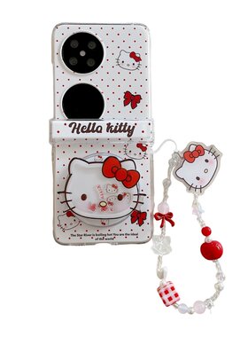 红波点Hellokitty磁吸支架手机壳