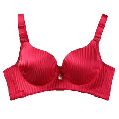 超厚胸罩小胸文胸平胸侧收无痕