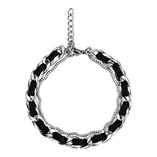 2025新款皮革手链男ins潮男士小众个性设计感男生简约嘻哈手饰