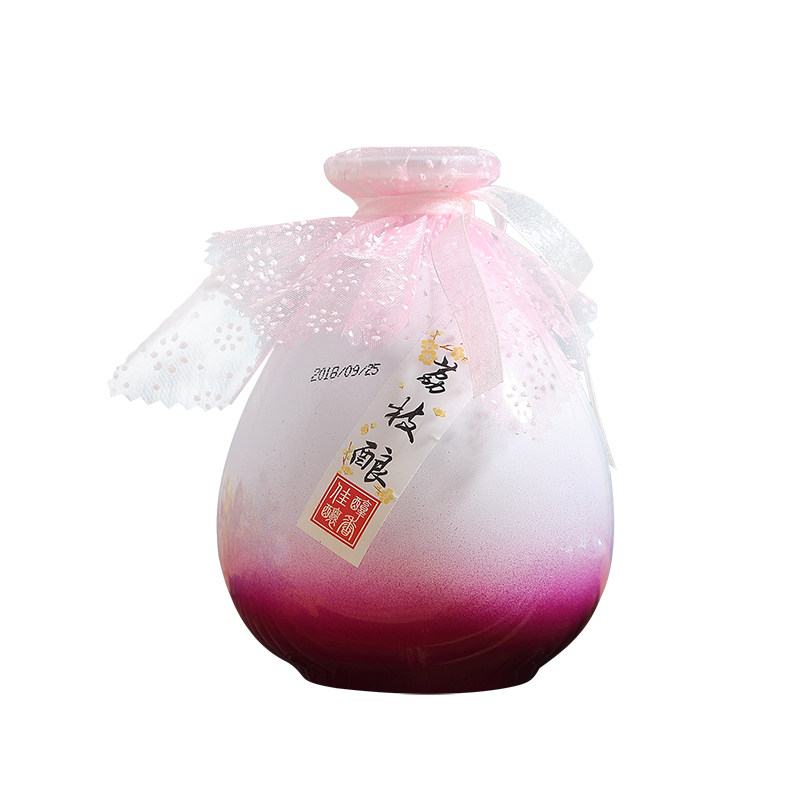 桃花醉高颜值女生网红低度甜酒