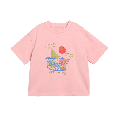 NORNOR女童纯棉短袖t恤宽松透气