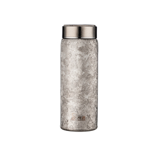 希诺纯钛保温杯女新款钛杯高档办公室水杯抗菌车载便携泡茶杯子男