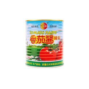 半球红新疆番茄酱大疆丰德无添加儿童宝宝罐头家用番茄膏198g*6