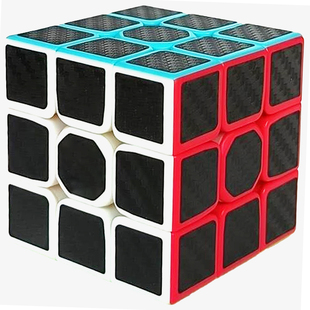 奇艺碳纤维魔方三阶二四阶五阶三角金字塔3儿童玩具小学生4阶魔方