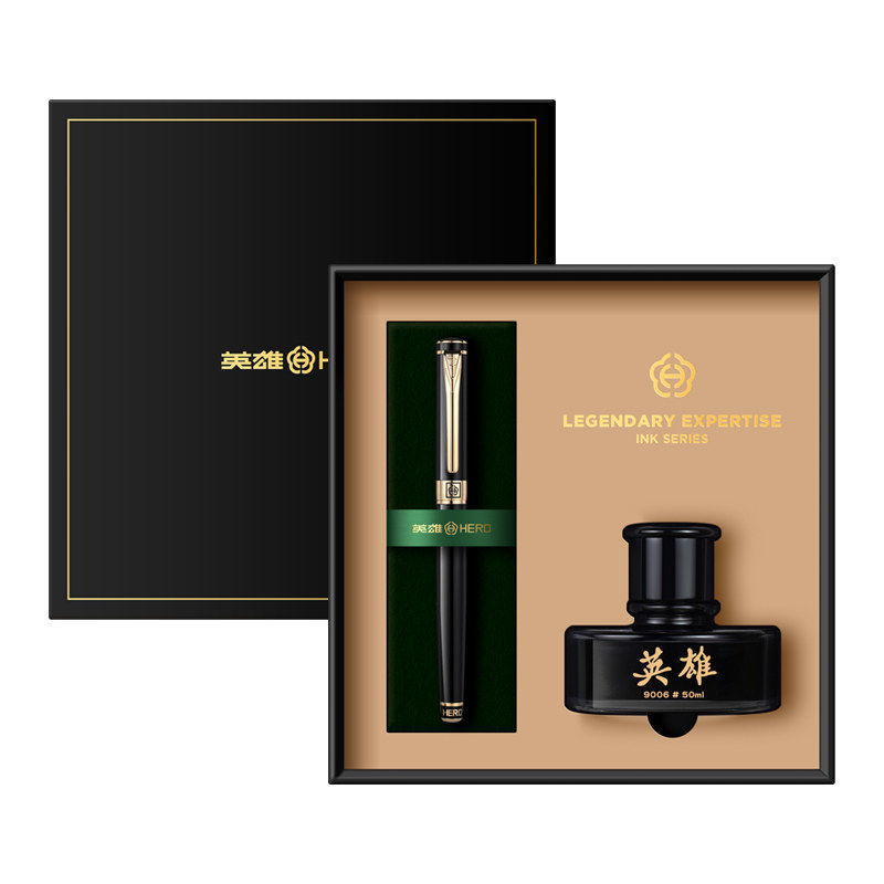 英雄钢笔精致复古礼品盒装送礼物