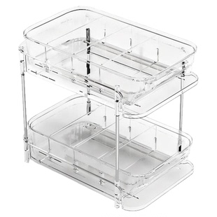 下水槽置物架抽拉式卫生间浴室柜下分层收纳各种厕所洗手台池整理