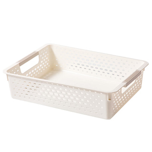 得力网状文件篮公文篮A4资料整理文件框办公家用大容量桌面收纳筐财务教师多功能办公室办公文具用品大全