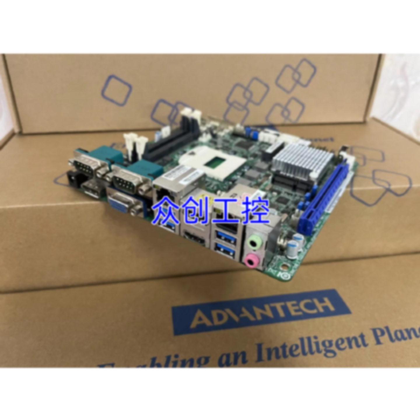 华擎 IMB-180 REV.G/A 1.04 Mi-ITX 工控工业主板 议价