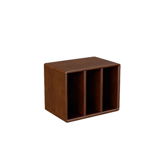 安居客实木书柜落地置物架客厅家用卧室多层收纳储物柜子组合书架