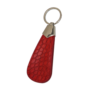 短款皮革鞋拔子小巧短柄鞋拔提鞋神器便携钥匙扣家用金属穿鞋神器