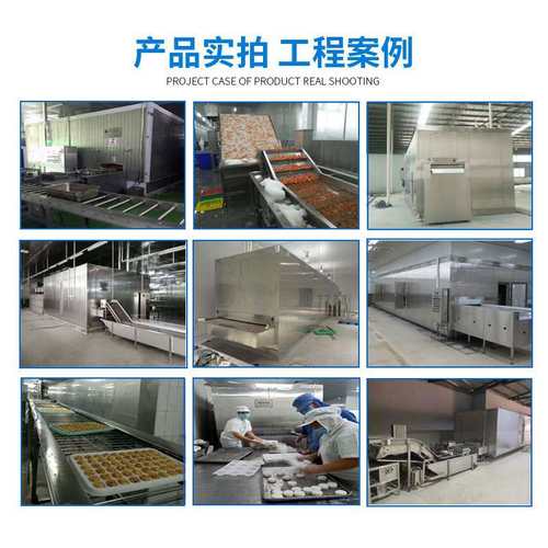 隧道式速冻机 食品包子饺子汤圆速冻流水线 不锈钢网带式速冻设备