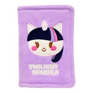 小马宝莉护照夹女毛绒多功能卡包手帐本子保护套儿童节生日礼物