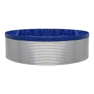 镀锌板帆布高密度养鱼蓄水池