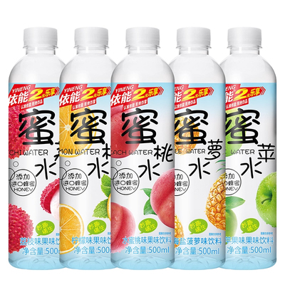依能蜜桃水柠檬汁蜂蜜水果味饮料