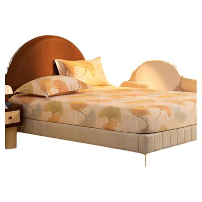 水星家纺全棉磨毛抗菌床笠