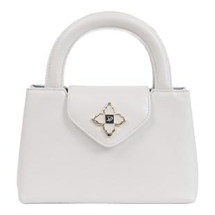 【张含韵宣璐同款】DV经典薇薇包珠光小牛皮手提凯莉包通勤斜挎包