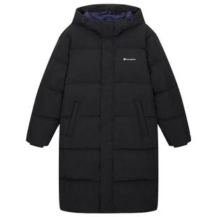 Champion冠军长款过膝羽绒服男冬季新款加厚情侣连帽保暖秋外套女